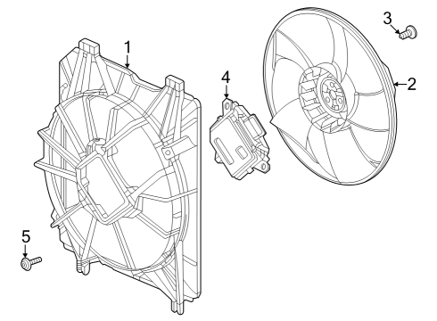 2024 Honda CR-V Cooling Fan Diagram 2