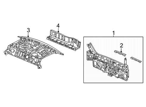 2023 Honda Civic Rear Body Diagram 1