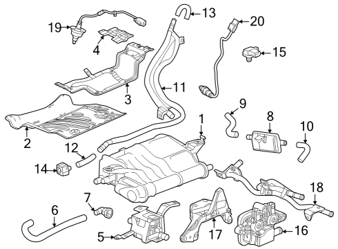 2023 Honda CR-V Emission Components Diagram 2