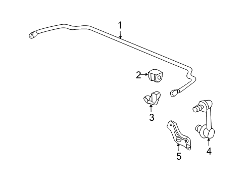 Spring, Rear Diagram for 52300-TK5-A02