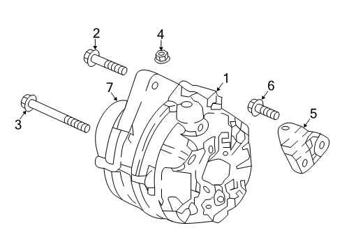 2022 Honda Passport Alternator Diagram 2