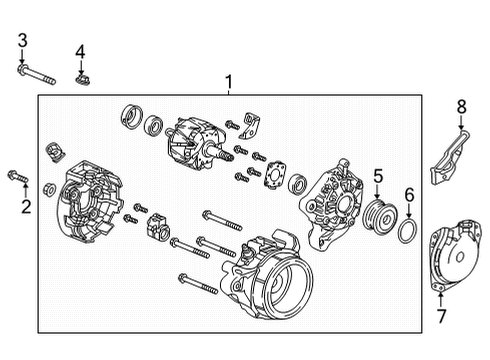 2022 Honda Civic Alternator Diagram 3