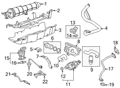 2022 Honda HR-V EGR System Diagram 1