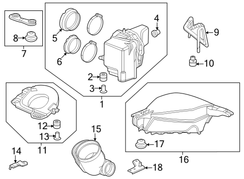 2023 Honda Pilot JOINT B Diagram for 17229-6FB-A01