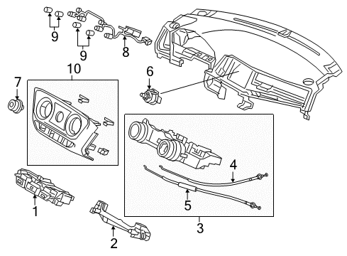 2022 Honda HR-V A/C & Heater Control Units Diagram 4
