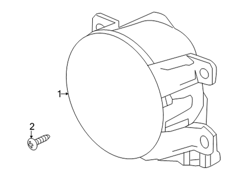 2022 Honda Civic Fog Lamps Diagram 1