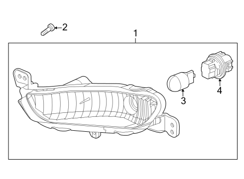 2022 Honda Passport Signal Lamps Diagram