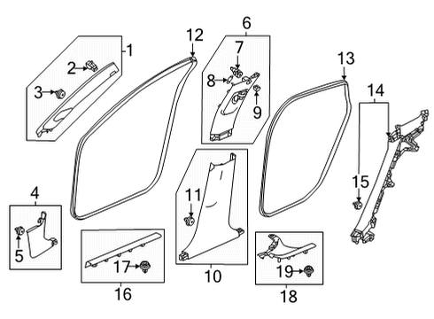 2022 Honda Civic SEAL, FR Diagram for 72315-T20-A11