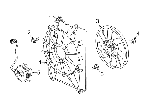 2023 Honda Passport Cooling Fan Diagram