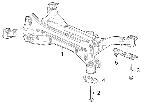 2023 Honda CR-V Suspension Mounting - Rear Diagram 2