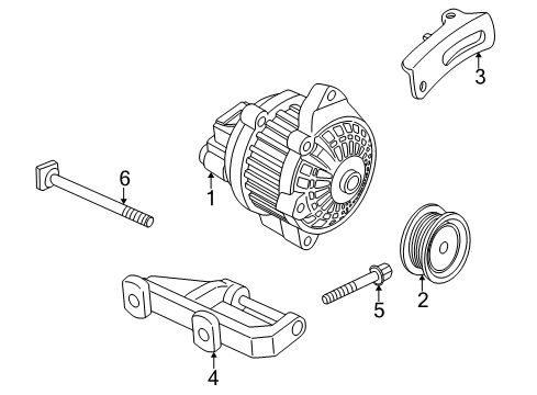 Alternator Assembly (Reman) Diagram for 06311-PT3-A51RM