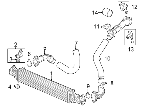 2024 Honda CR-V Intercooler Diagram
