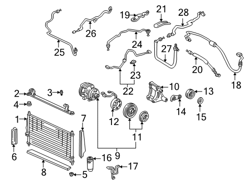Pipe B Receiver Diagram for 80342-ST7-A11