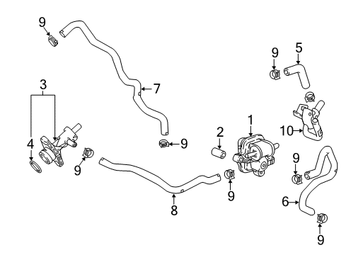 2022 Honda Accord Emission Components Diagram 8