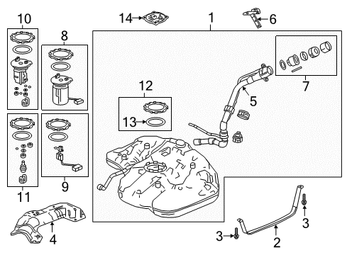 2022 Honda Accord Fuel System Components Diagram 2
