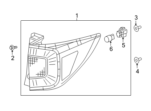 2022 Honda Passport Bulbs Diagram 4
