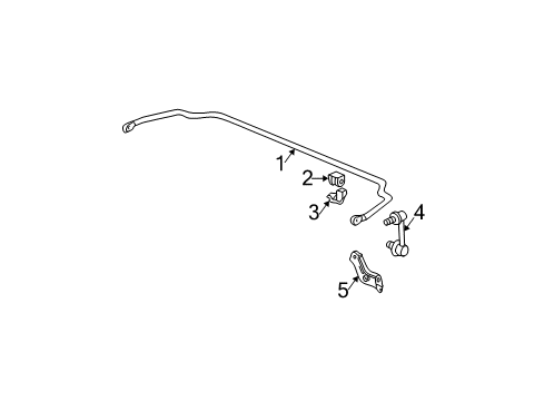 Stabilizer Kit Diagram for 06523-S84-A00