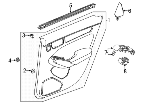 2022 Honda Civic Rear Door Diagram 3