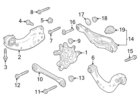 2023 Honda Accord UPPER ARM COMP, RR Diagram for 52510-30A-A00
