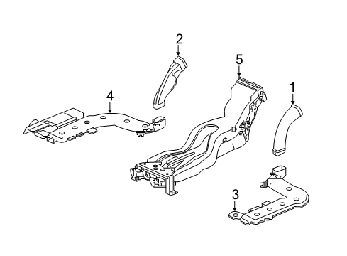 2023 Honda Ridgeline Ducts Diagram