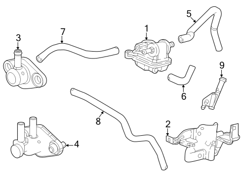 2023 Honda Accord Hybrid Emission Components Diagram 2