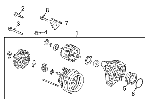 2023 Honda Ridgeline Alternator Diagram