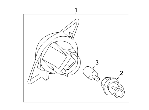 2023 Honda Ridgeline License Lamps Diagram