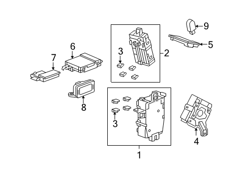 EPS Unit Diagram for 39980-TL2-A05