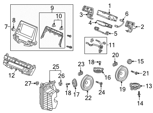 2024 Honda Odyssey Sound System Diagram