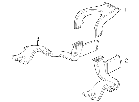 2023 Honda HR-V Ducts Diagram
