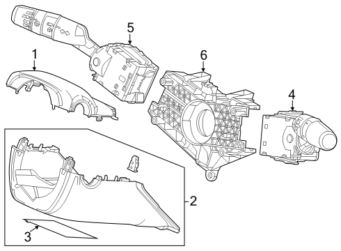 2024 Honda HR-V SWITCH ASSY Diagram for 35255-3V0-A01
