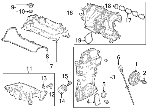 2023 Honda Accord Hybrid Engine Parts Diagram 2