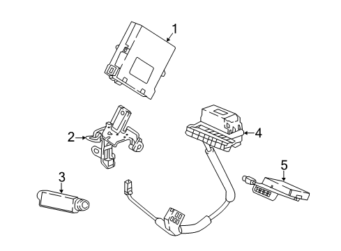 2022 Honda Accord Hybrid Communication System Components Diagram