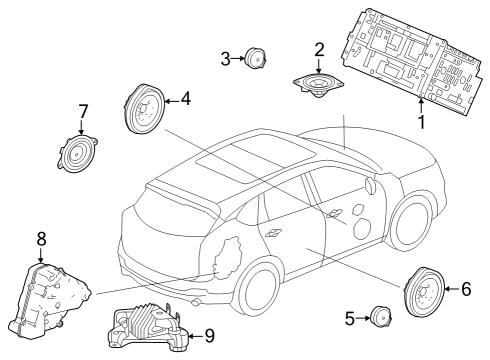 2024 Honda Pilot Sound System Diagram
