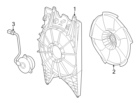 2024 Honda Pilot Cooling Fan Diagram