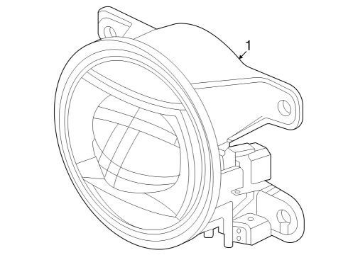 2023 Honda Pilot Fog Lamps Diagram