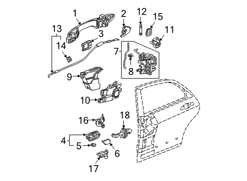 Handle Assy., L. Inside *NH167L* (Graphite Black) Diagram for 72160-SEA-013ZA