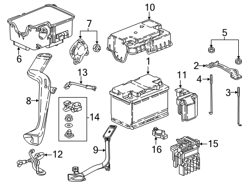 2023 Honda Odyssey Battery Diagram