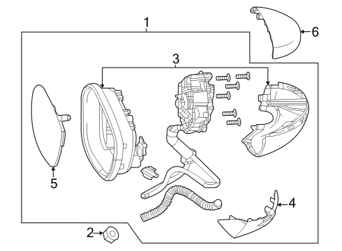2024 Honda HR-V CAP, L- *NH883P* Diagram for 76251-3W0-A01ZC