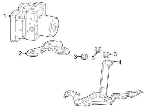 2024 Honda CR-V ABS Components Diagram