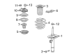 Diagram for 2022 Honda Civic Shock Absorber - 51621-T47-A51