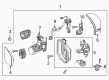 Diagram for 2023 Honda Odyssey Car Mirror - 76255-THR-A32