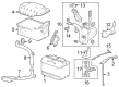 Diagram for Honda Pilot Battery Sensor - 38920-TYA-A02