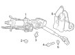 Diagram for Honda HR-V Steering Column Cover - 53320-3W0-A01