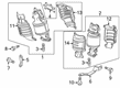 Diagram for Honda Odyssey Catalytic Converter - 18280-5MR-A10
