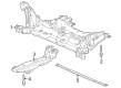 Diagram for Honda Accord Front Cross-Member - 50200-30A-A00