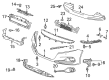 Diagram for Honda Accord Hybrid Bumper - 71105-TVA-F00ZZ