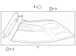 Diagram for Honda Accord Back Up Light - 33500-30A-A01