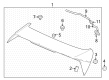 Diagram for Honda HR-V Spoiler - 74950-3W0-A01ZC