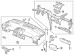 Diagram for Honda Pilot Instrument Panel - 77100-T90-A04ZA
